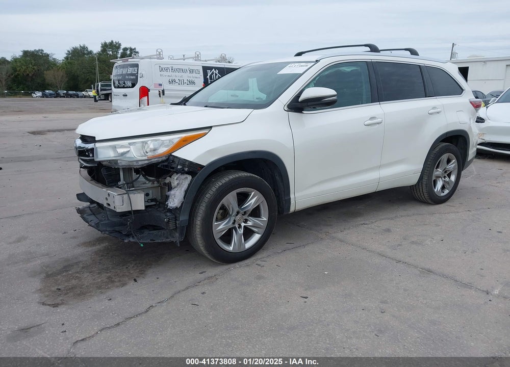 2015 TOYOTA HIGHLANDER LIMITED V6 VIN: 5TDYKRFHXFS105522