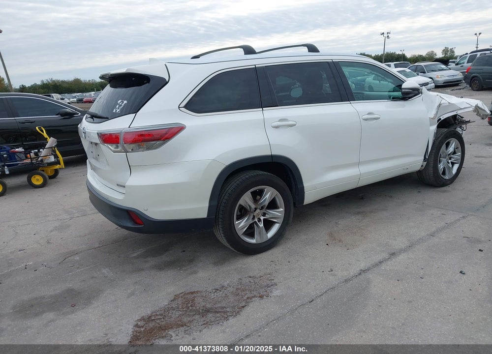 2015 TOYOTA HIGHLANDER LIMITED V6 VIN: 5TDYKRFHXFS105522