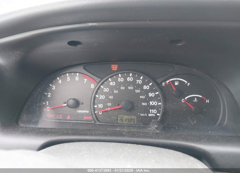 2002 CHEVROLET TRACKER HARD TOP BASE VIN: 2CNBE13C626924650