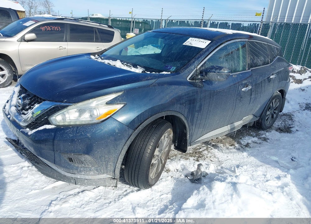 2016 NISSAN MURANO S VIN: 5N1AZ2MH1GN158720