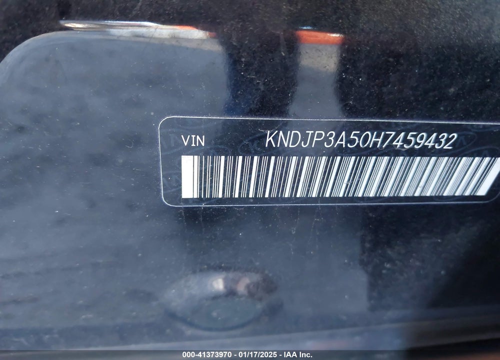 2017 KIA SOUL VIN: KNDJP3A50H7459432