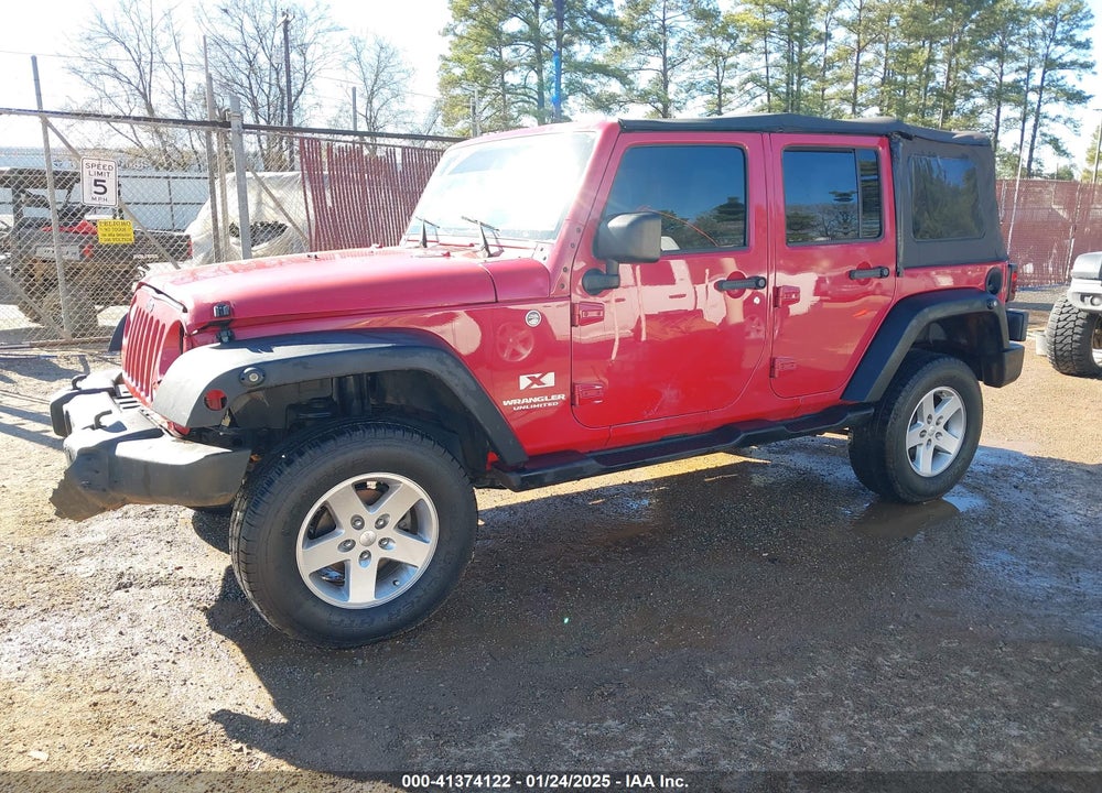 2008 JEEP WRANGLER UNLIMITED X VIN: 1J4GA39158L545379