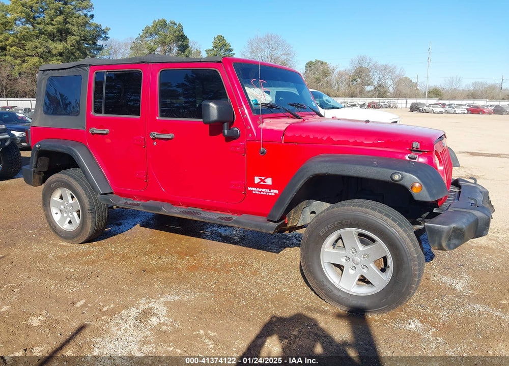 2008 JEEP WRANGLER UNLIMITED X VIN: 1J4GA39158L545379