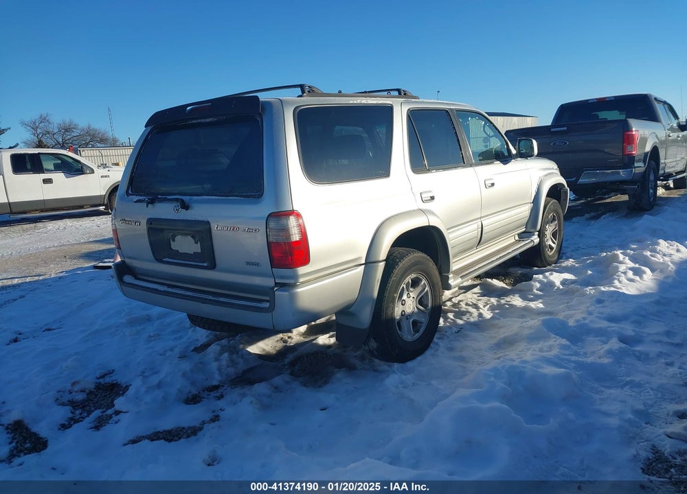 1999 TOYOTA 4RUNNER LIMITED V6 VIN: JT3HN87R1X0220690