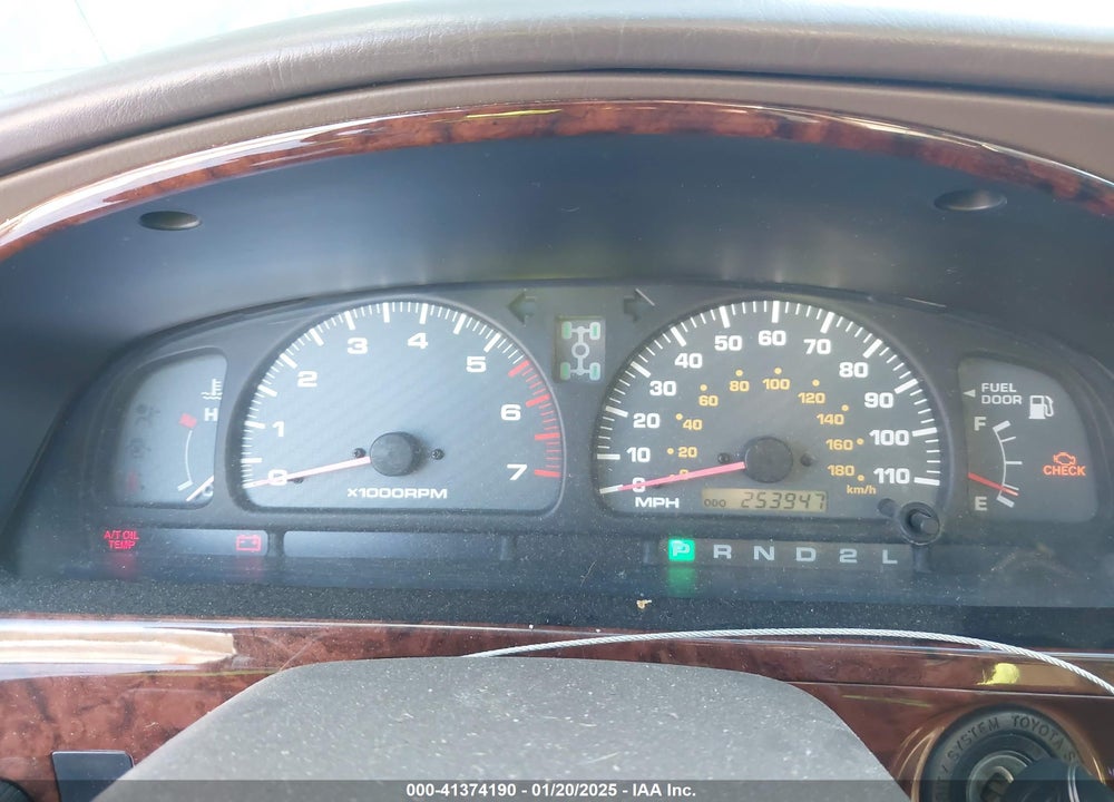 1999 TOYOTA 4RUNNER LIMITED V6 VIN: JT3HN87R1X0220690
