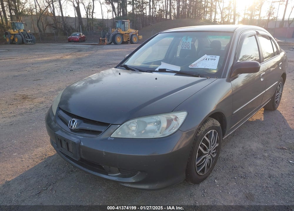 2004 HONDA CIVIC LX VIN: 2HGES16574H538934