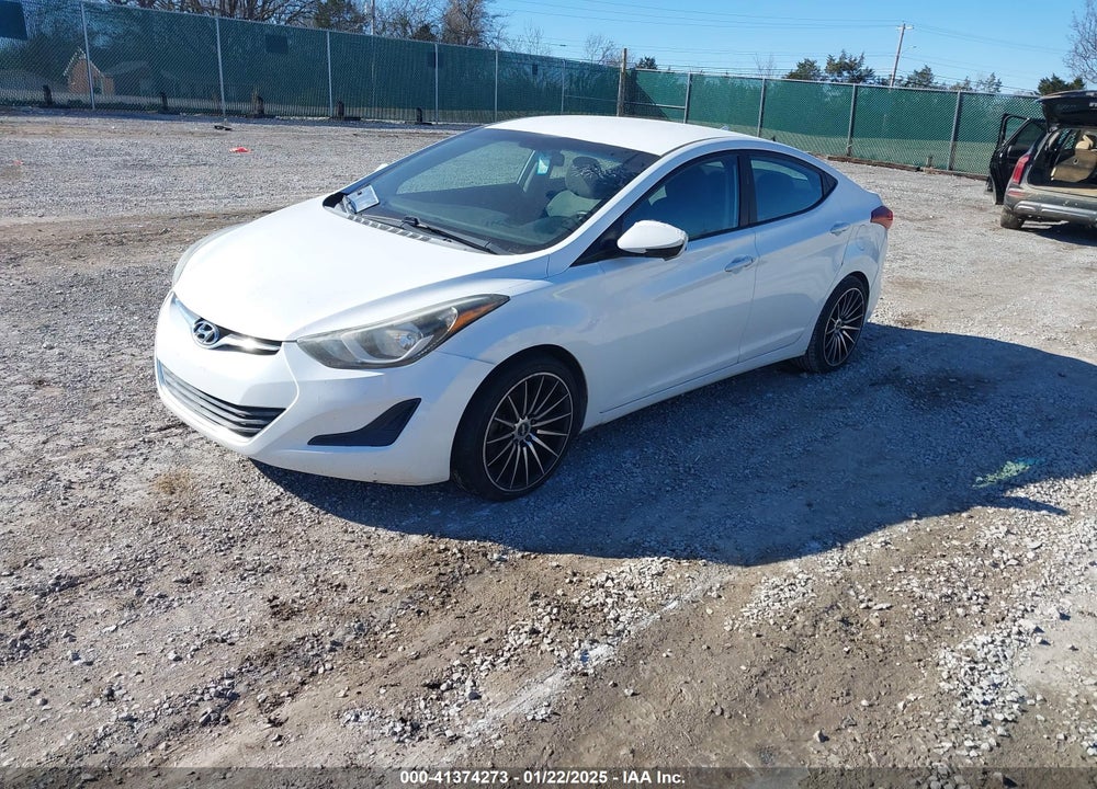 2014 HYUNDAI ELANTRA SE VIN: 5NPDH4AE3EH476586