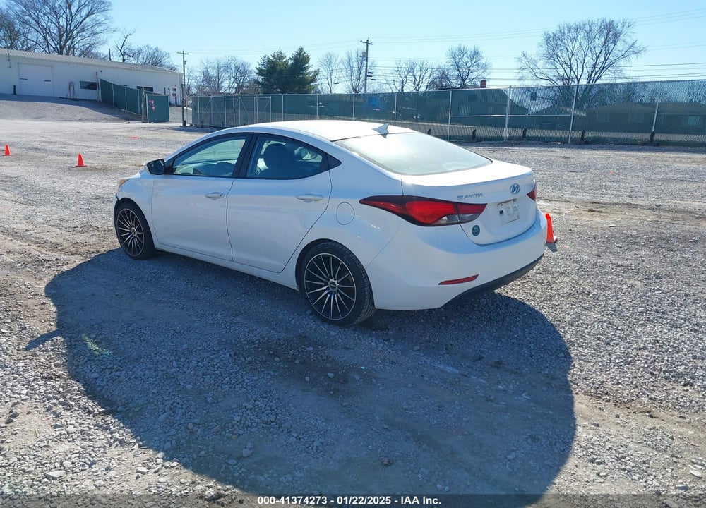 2014 HYUNDAI ELANTRA SE VIN: 5NPDH4AE3EH476586