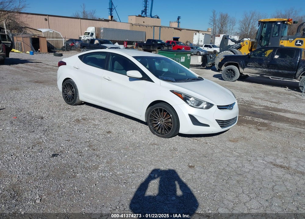 2014 HYUNDAI ELANTRA SE VIN: 5NPDH4AE3EH476586