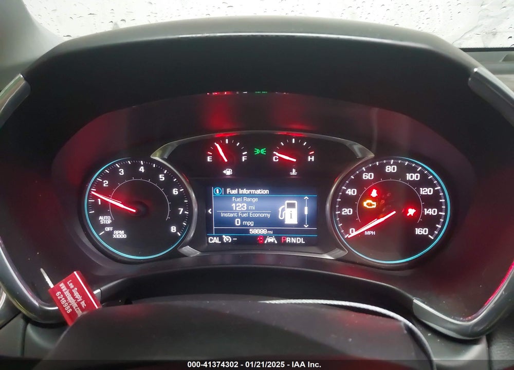 2020 CHEVROLET EQUINOX AWD LT 2.0L TURBO VIN: 3GNAXVEX9LS626668