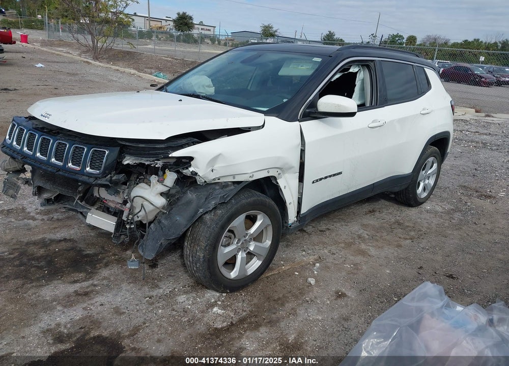2018 JEEP COMPASS LATITUDE FWD VIN: 3C4NJCBB5JT240748