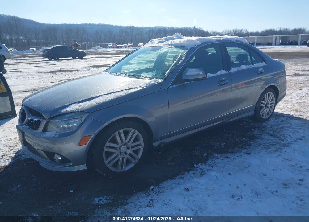 2008 MERCEDES-BENZ C CLASS VIN: WDDGF81X88F062588
