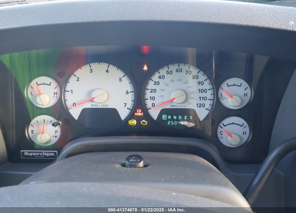 2007 DODGE RAM 2500 SLT/TRX4 OFF ROAD/SPORT/POWER WAGON VIN: 1D7KS28D97J596385