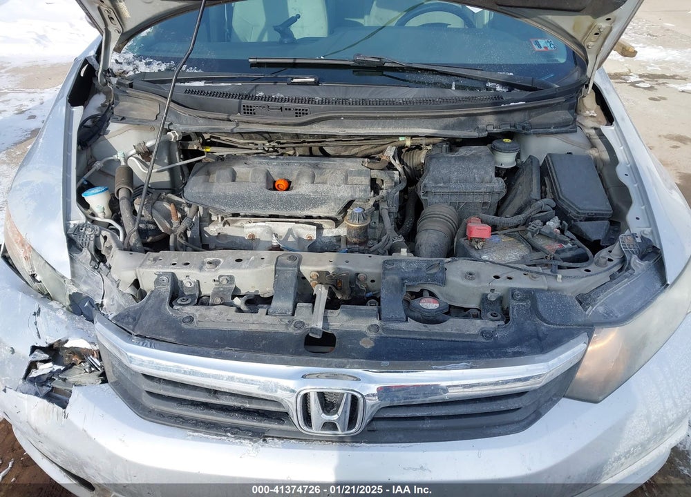 2012 HONDA CIVIC VIN: 2HGFB2F84CH602835