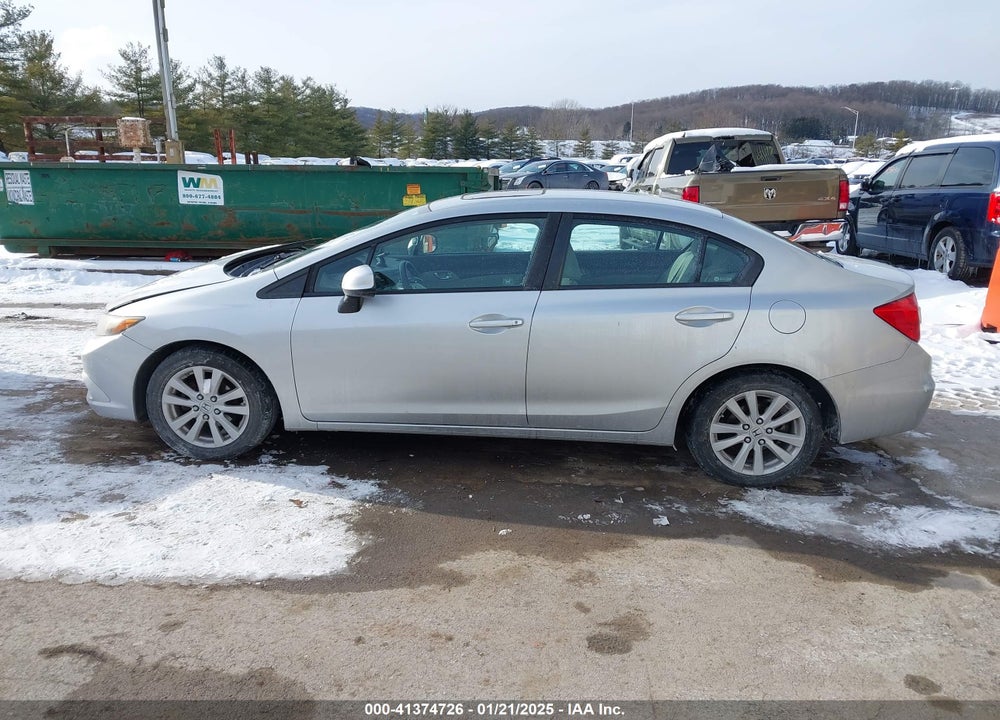 2012 HONDA CIVIC VIN: 2HGFB2F84CH602835