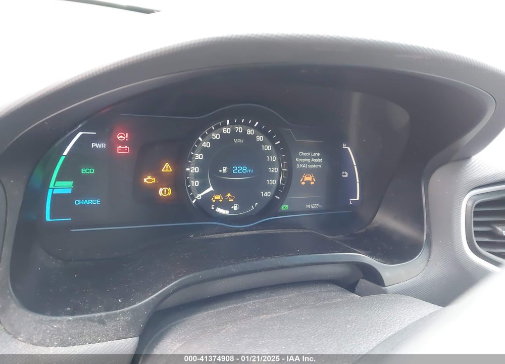2019 HYUNDAI IONIQ HYBRID VIN: KMHC75LC7KU119845