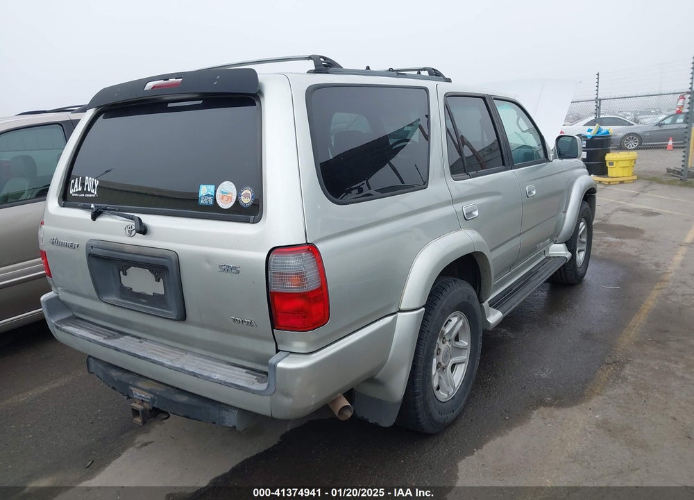 2000 TOYOTA 4RUNNER SR5 V6 VIN: JT3GN86RXY0140450