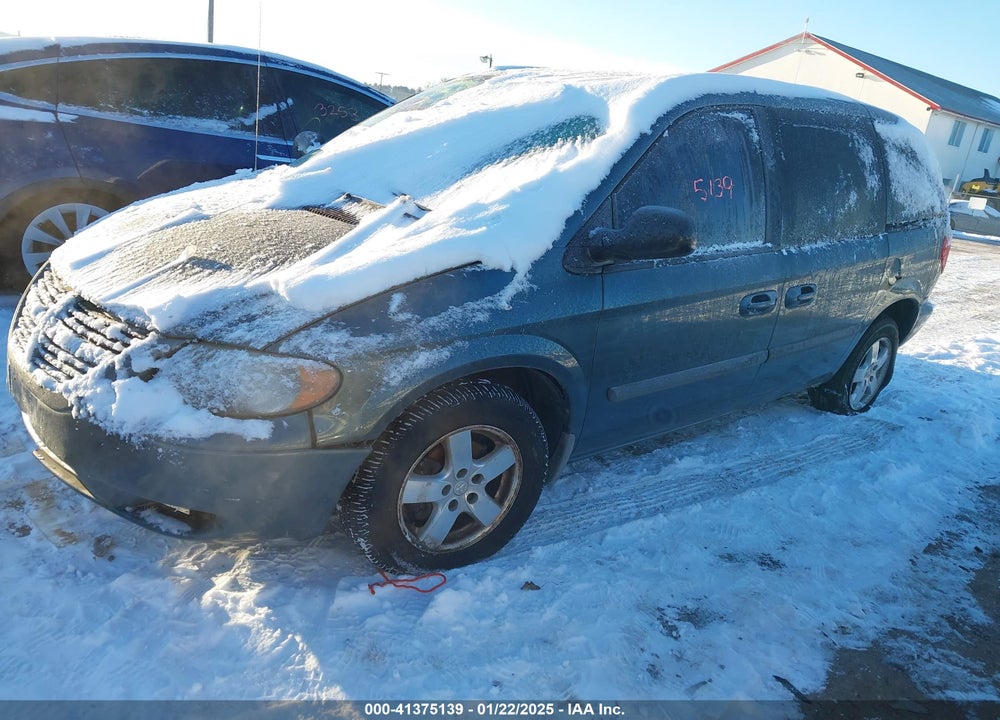 2007 DODGE CARAVAN SXT VIN: 1D4GP45R47B175961