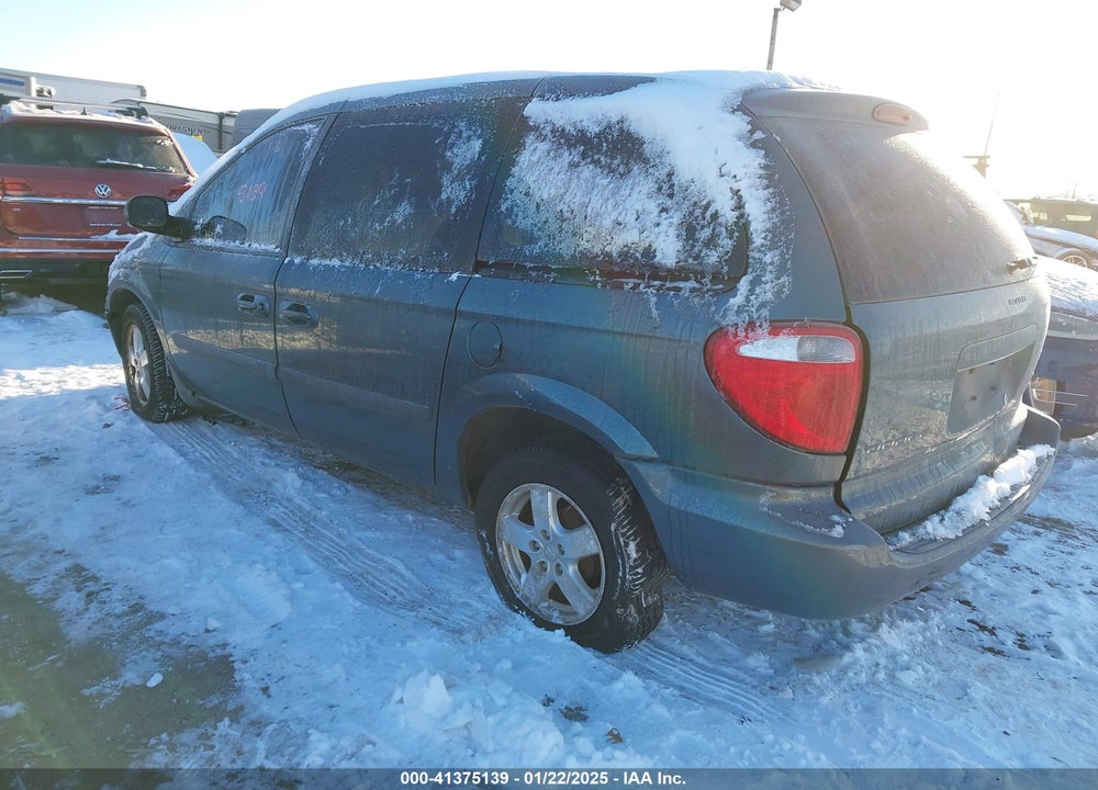 2007 DODGE CARAVAN SXT VIN: 1D4GP45R47B175961