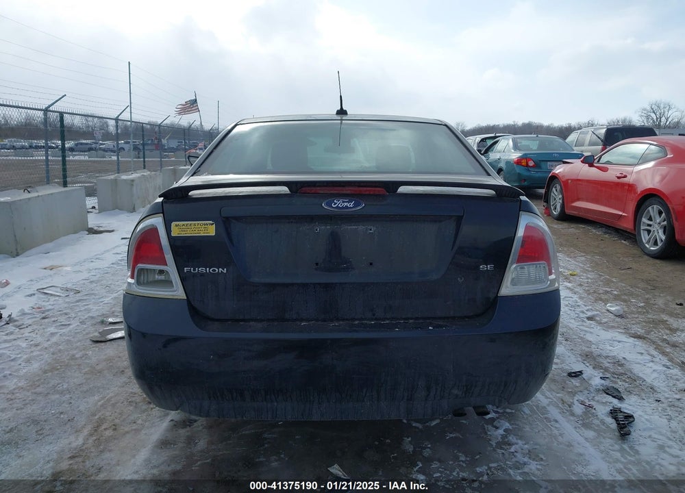 2008 FORD FUSION SE VIN: 3FAHP07Z98R236473