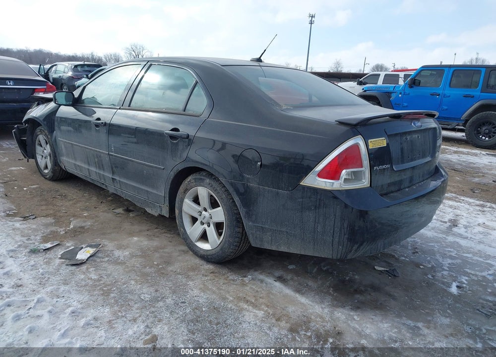 2008 FORD FUSION SE VIN: 3FAHP07Z98R236473