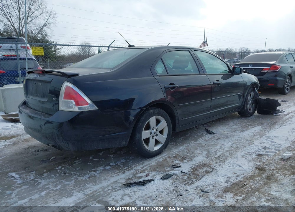 2008 FORD FUSION SE VIN: 3FAHP07Z98R236473
