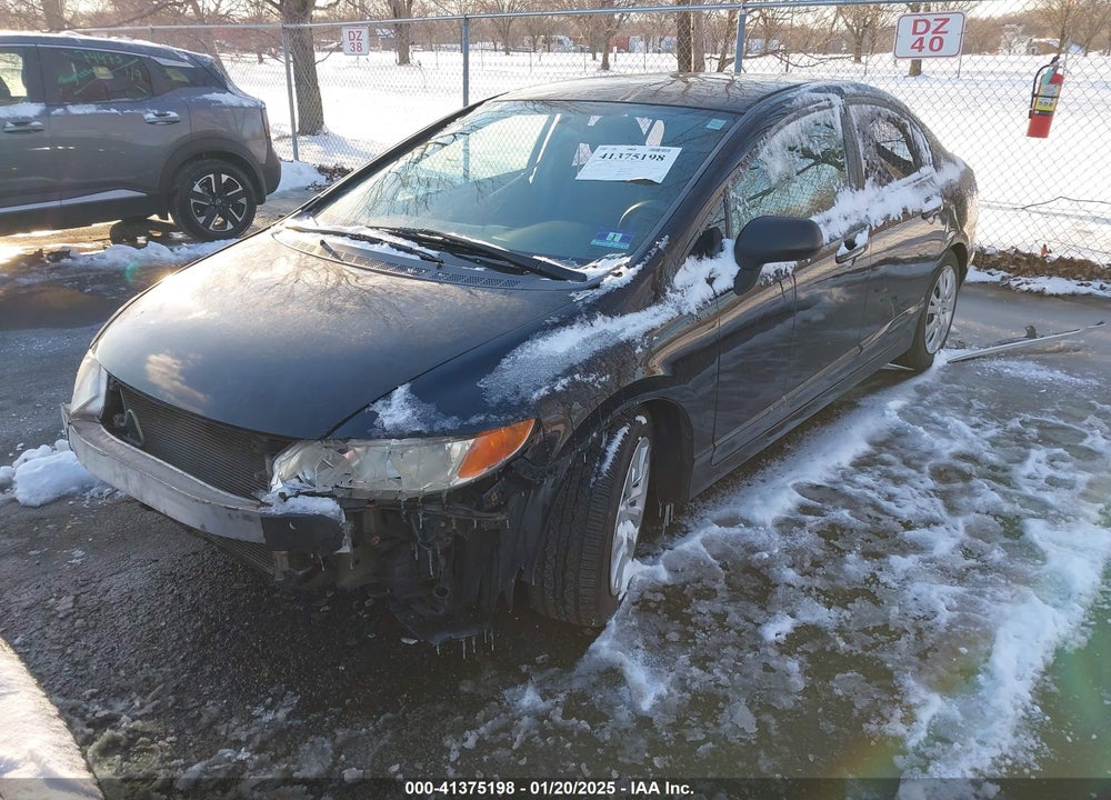2008 HONDA CIVIC LX VIN: 2HGFA165X8H324792