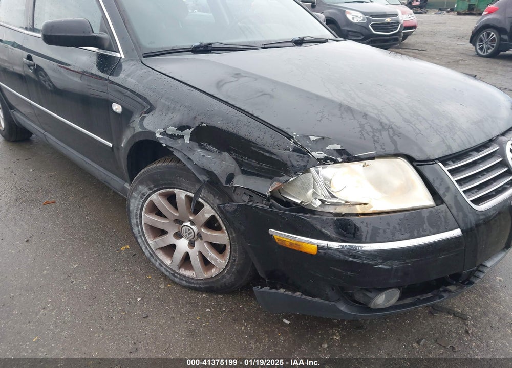 2001 VOLKSWAGEN PASSAT GLS V6 VIN: WVWPH63B31P273210