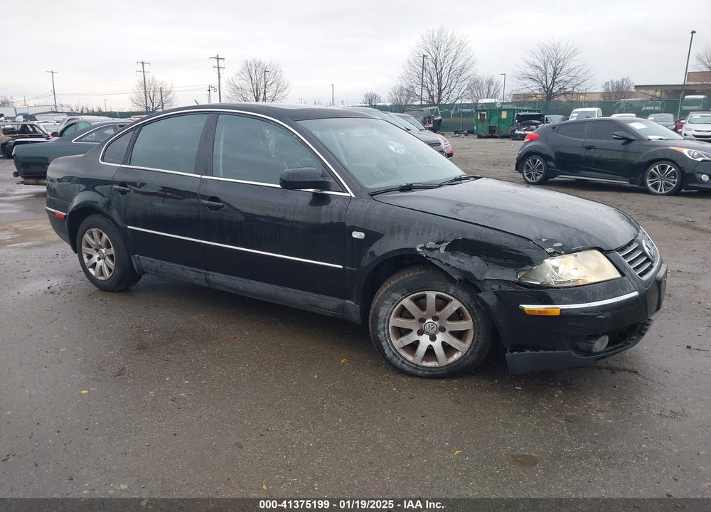 2001 VOLKSWAGEN PASSAT GLS V6 VIN: WVWPH63B31P273210