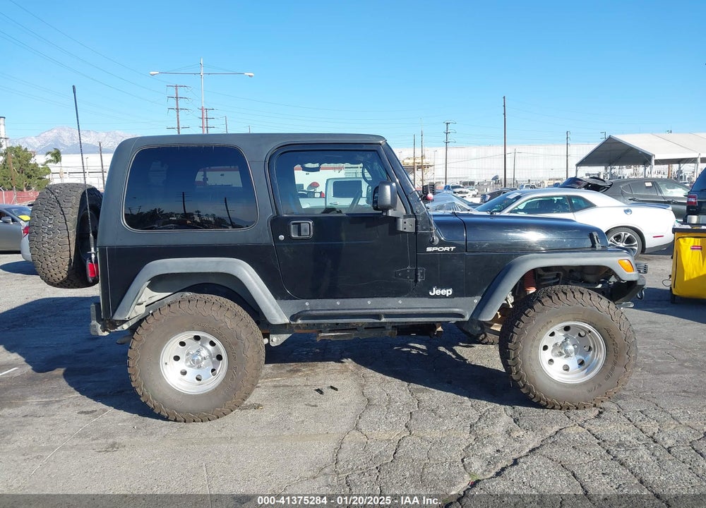 2004 JEEP WRANGLER SPORT VIN: 1J4FA49S84P701508