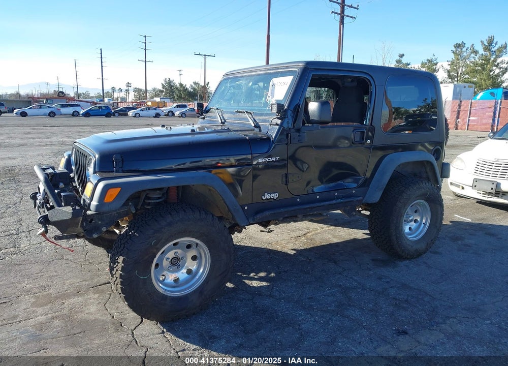 2004 JEEP WRANGLER SPORT VIN: 1J4FA49S84P701508