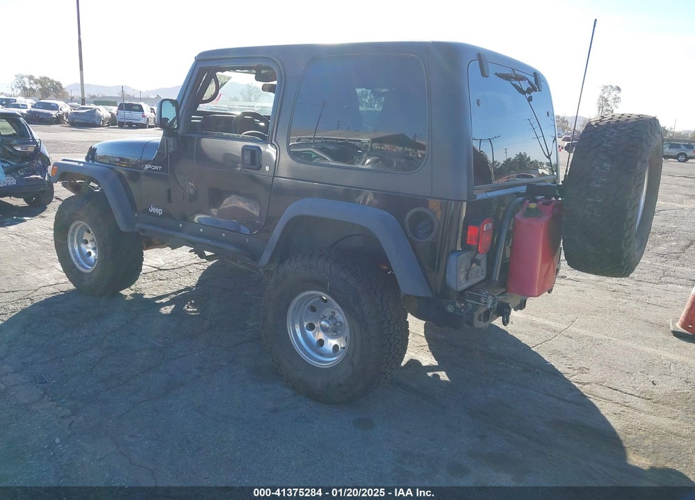 2004 JEEP WRANGLER SPORT VIN: 1J4FA49S84P701508