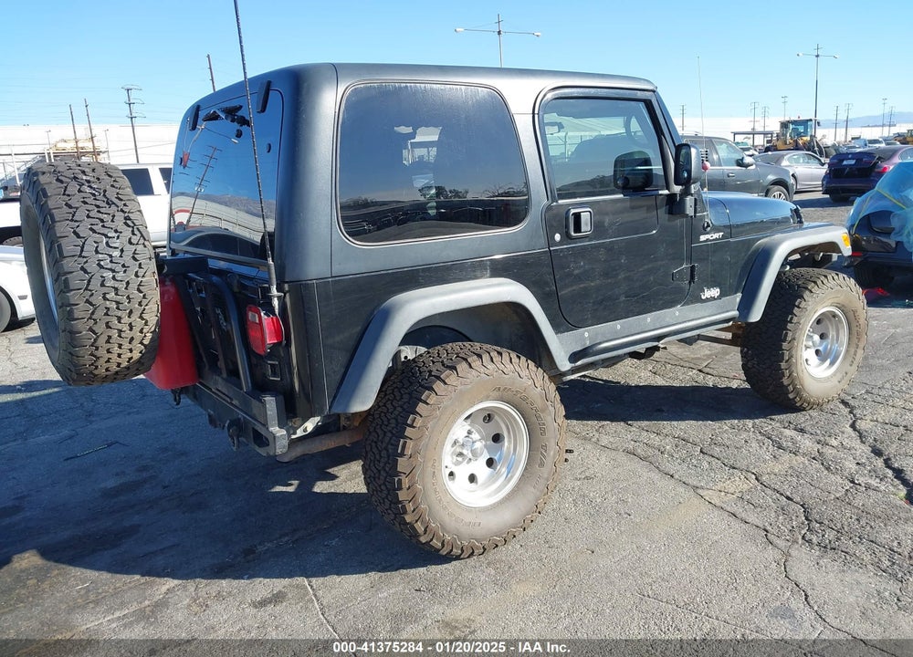 2004 JEEP WRANGLER SPORT VIN: 1J4FA49S84P701508