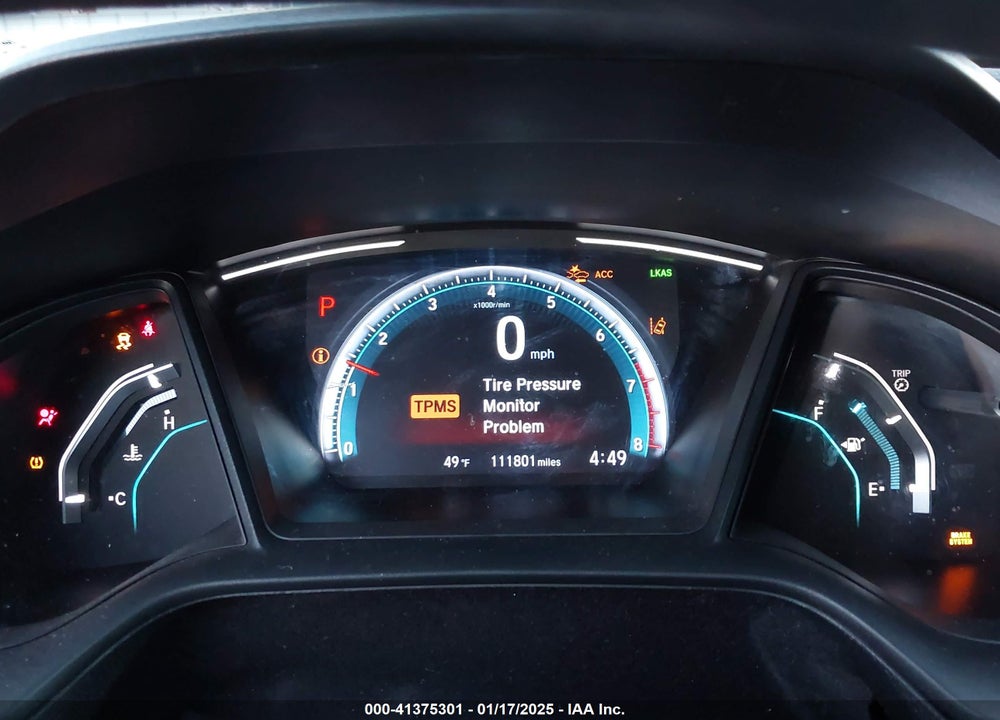 2019 HONDA CIVIC LX VIN: 2HGFC2F65KH507839