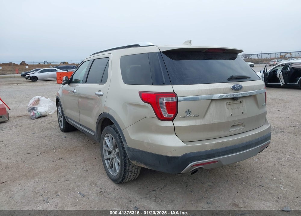 2017 FORD EXPLORER LIMITED VIN: 1FM5K7FH7HGC84604