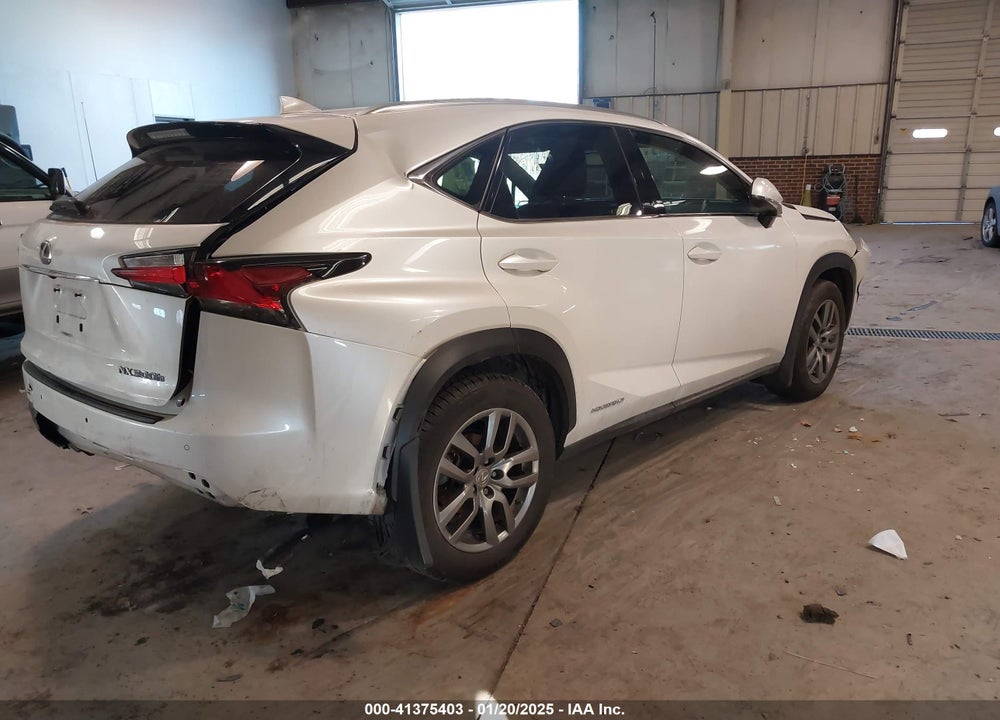 2015 LEXUS NX 300H VIN: JTJBJRBZ6F2020771