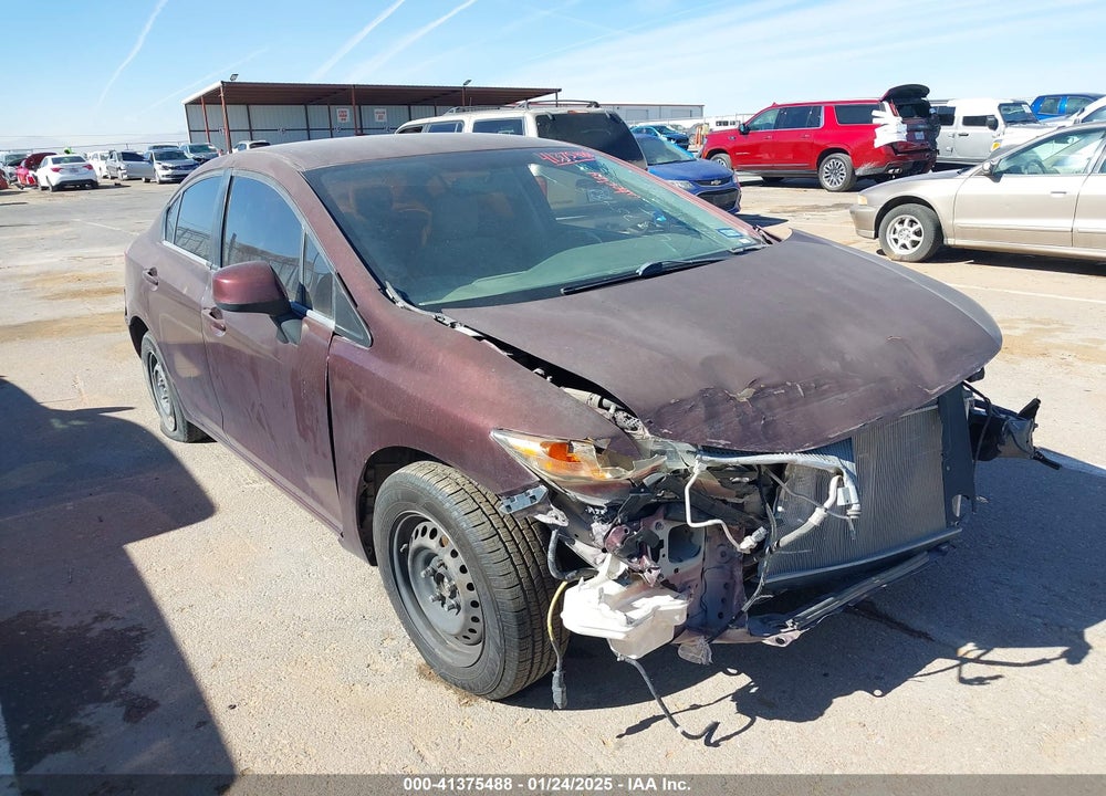 2012 HONDA CIVIC SDN LX VIN: 2HGFB2F57CH579430
