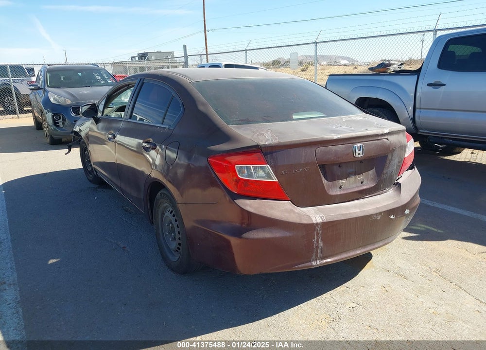 2012 HONDA CIVIC SDN LX VIN: 2HGFB2F57CH579430