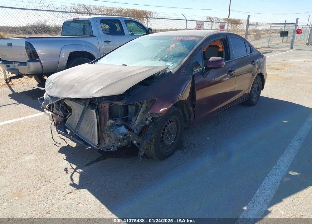 2012 HONDA CIVIC SDN LX VIN: 2HGFB2F57CH579430