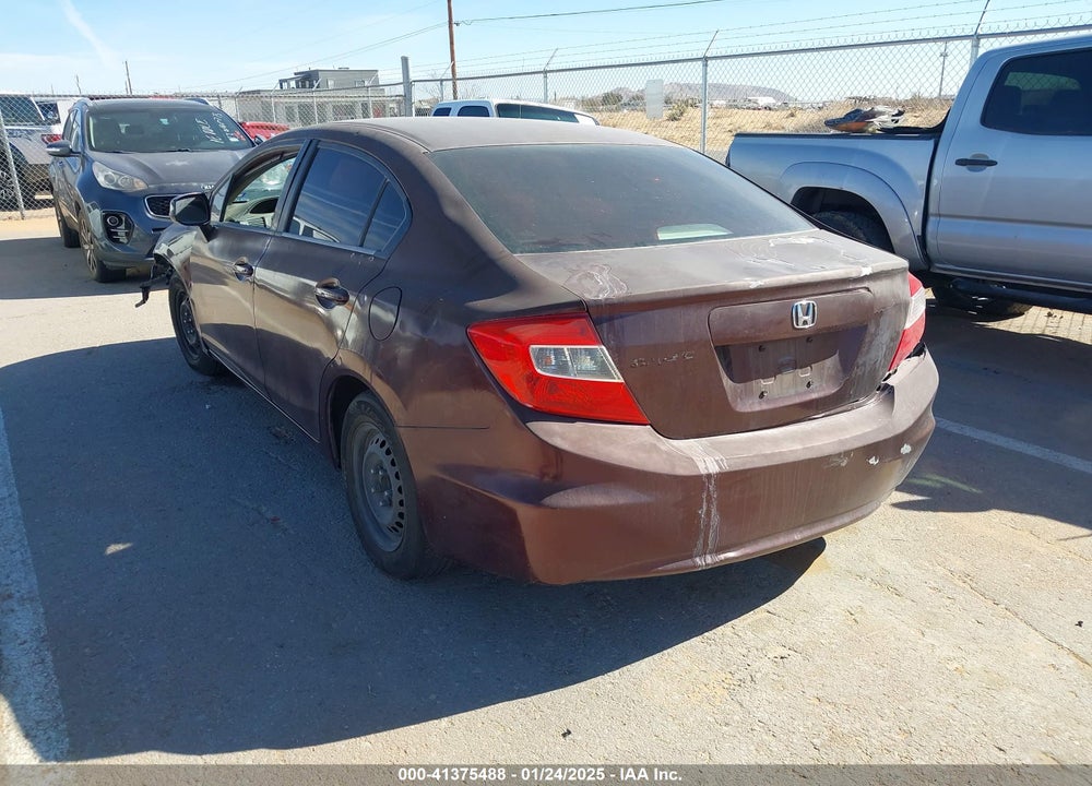 2012 HONDA CIVIC SDN LX VIN: 2HGFB2F57CH579430