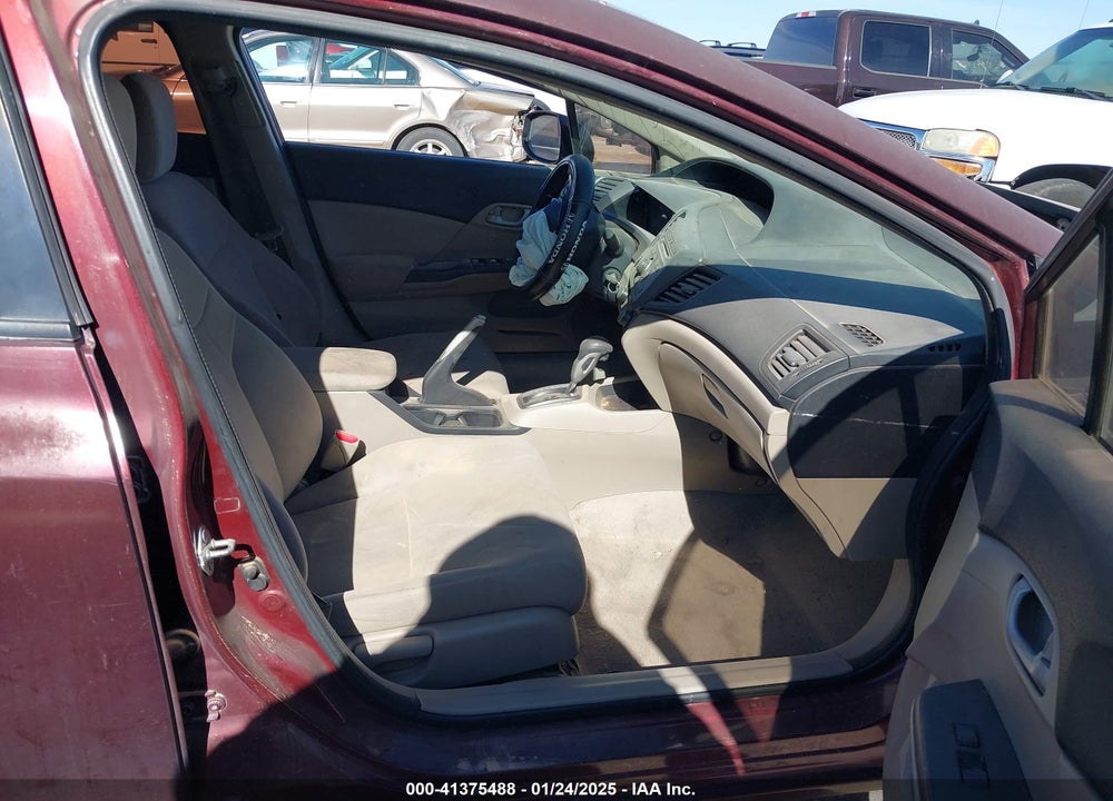 2012 HONDA CIVIC SDN LX VIN: 2HGFB2F57CH579430