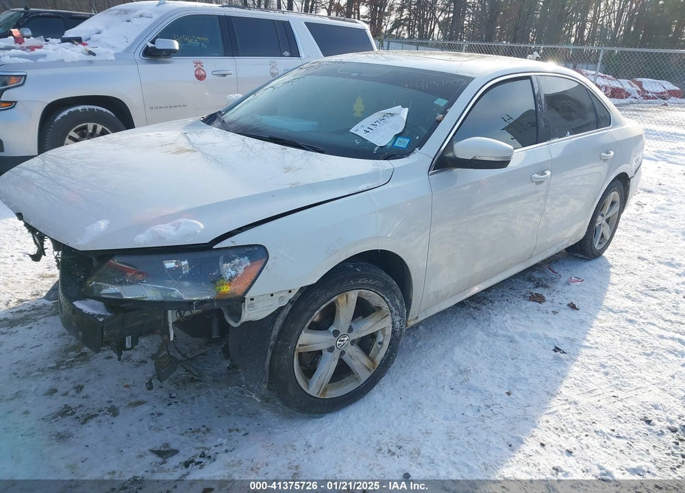 2013 VOLKSWAGEN PASSAT 2.0L TDI SE VIN: 1VWBN7A3XDC124614