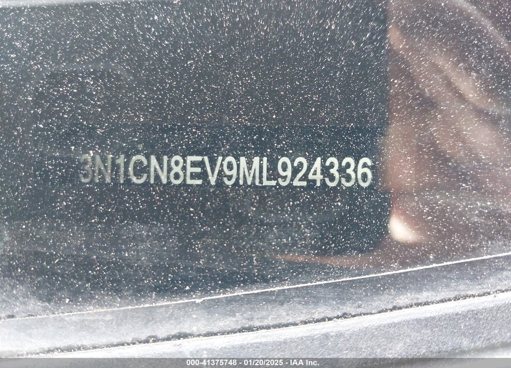 2021 NISSAN VERSA VIN: 3N1CN8EV9ML924336