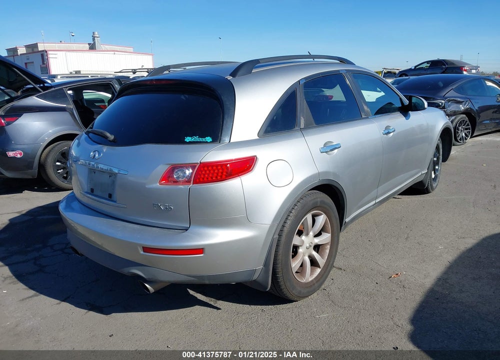 2004 INFINITI FX35 VIN: JNRAS08U14X107643