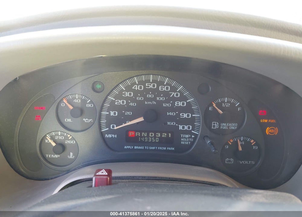 2001 CHEVROLET ASTRO LS VIN: 1GNDM19W01B150156