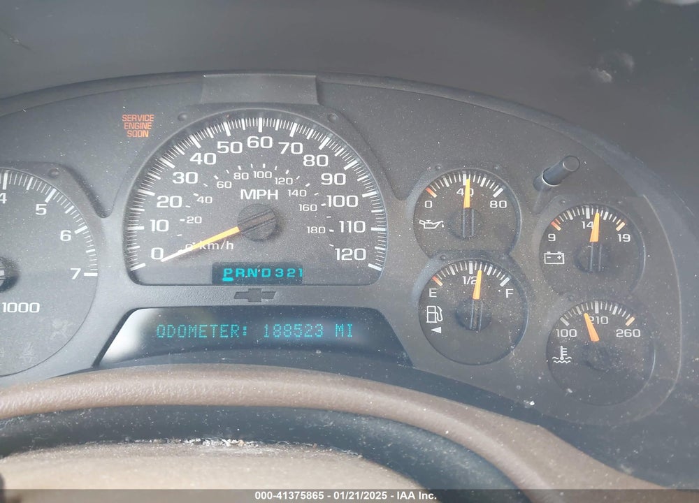 2003 CHEVROLET TRAILBLAZER LTZ VIN: 1GNDT13S832144018