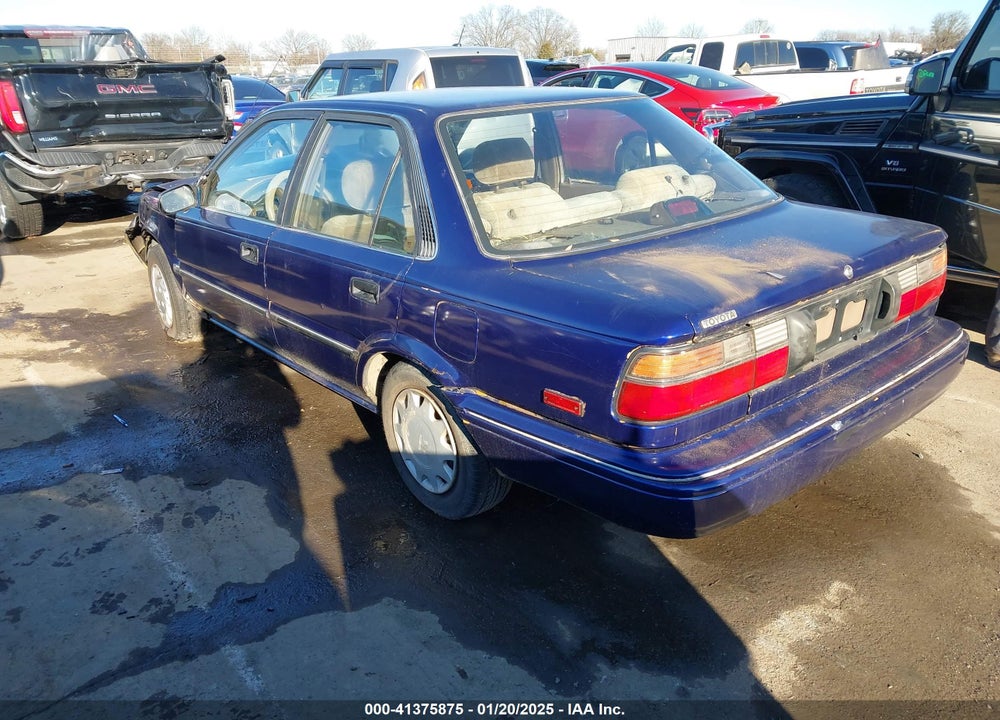 1989 TOYOTA COROLLA LE VIN: 1NXAE93E8KZ009487