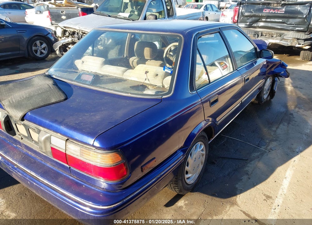 1989 TOYOTA COROLLA LE VIN: 1NXAE93E8KZ009487