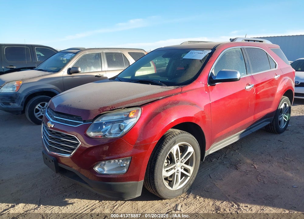 2016 CHEVROLET EQUINOX LTZ VIN: 2GNALDEK9G6214197