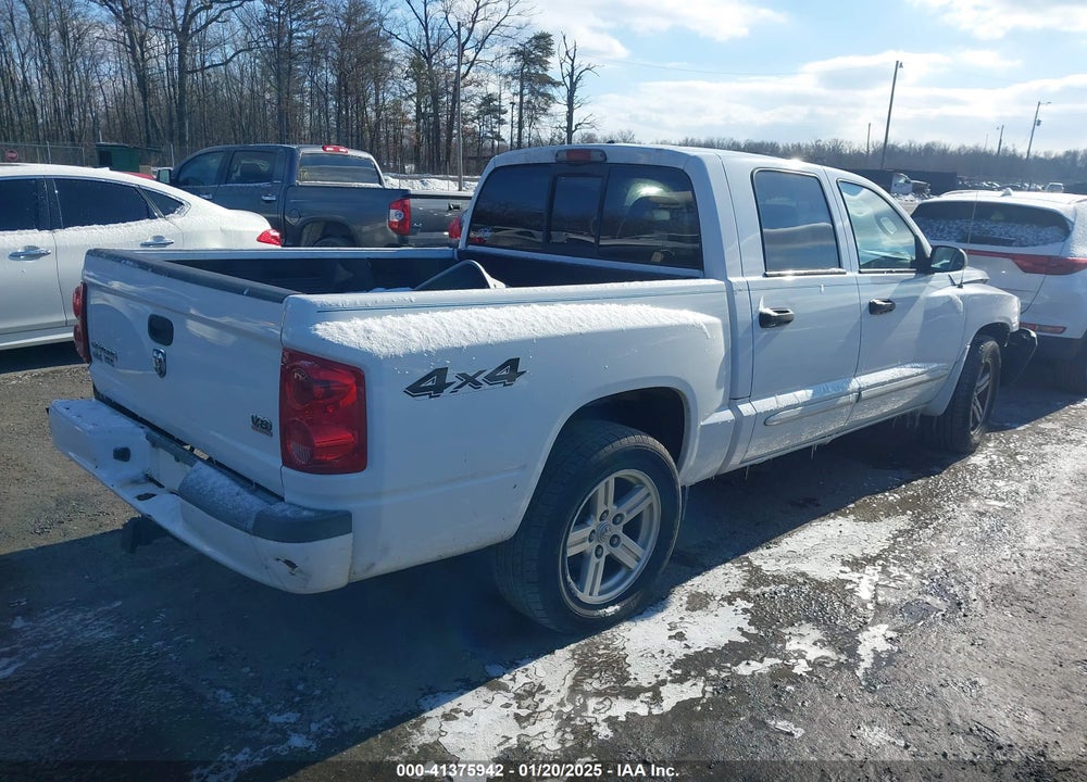 2007 DODGE DAKOTA VIN: 1D7HW48JX7S166780